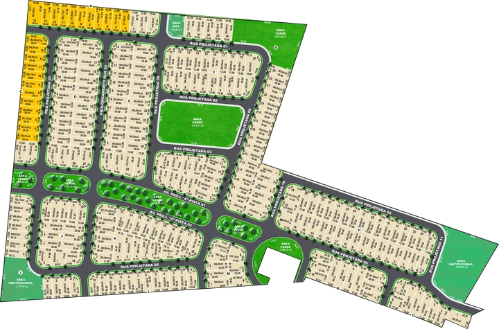 Planta do Jardim Schmitt: Infraestrutura Completa