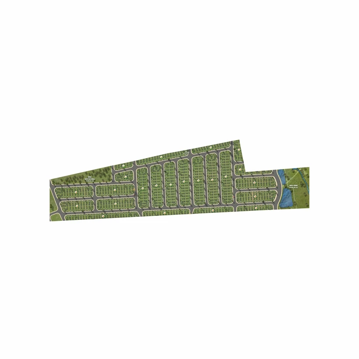 Planta do Residencial Mirante: Mapa de Implantação