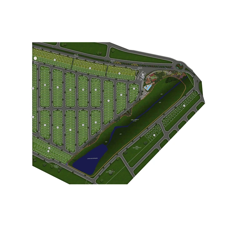 Planta do Ideal Life Ecolazer Residence: Mapa de Implantação