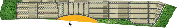 Planta do Residencial São Thomaz 2: Loteamento com infraestrutura completa