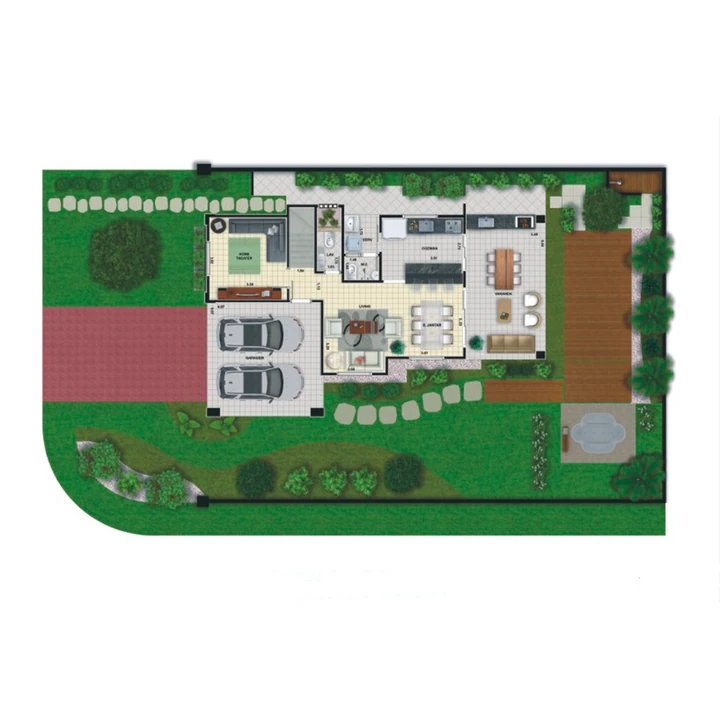 Planta do Villagio Harmonia: PLANTA PIETÀ - Piso Térreo