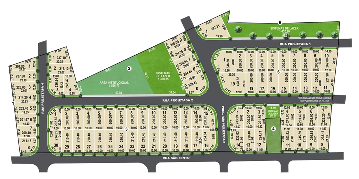 Planta do Residencial Antoniassi: Infraestrutura Completa