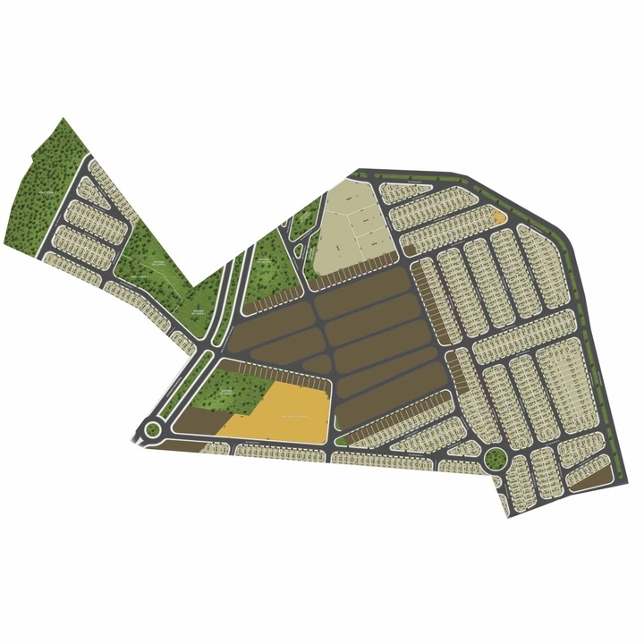 Planta do Jardim Vista Bela: Mapa de Implantação