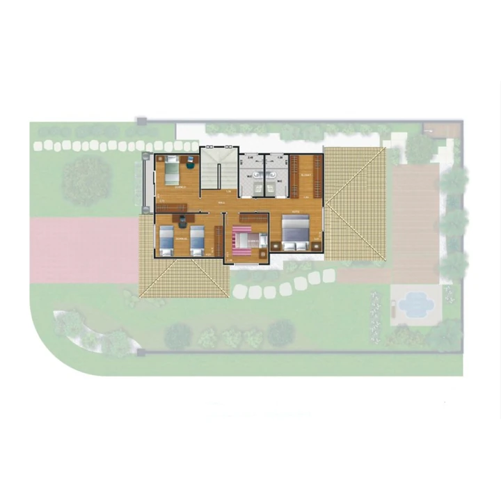 Planta do Villagio Harmonia: PLANTA PIETÀ - 3 dorms. | 1 suíte