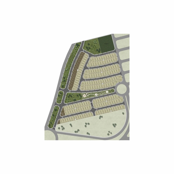 Planta do Jardim Leste: Mapa de Implantação