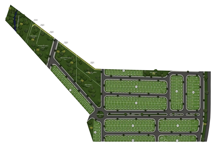 Planta do Residencial Jorge Rodrigues: Infraestrutura Completa