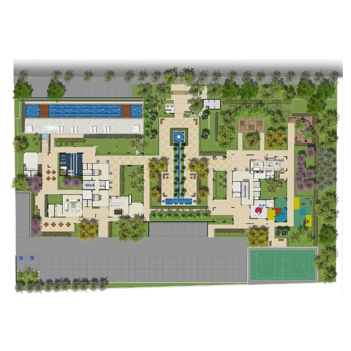 Planta do Dueto Boulevard: IMPLANTAÇÃO - Dueto Boulevard